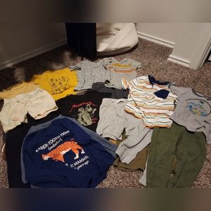 Huge toddler boy 2t-3t wardrobe clothes lot